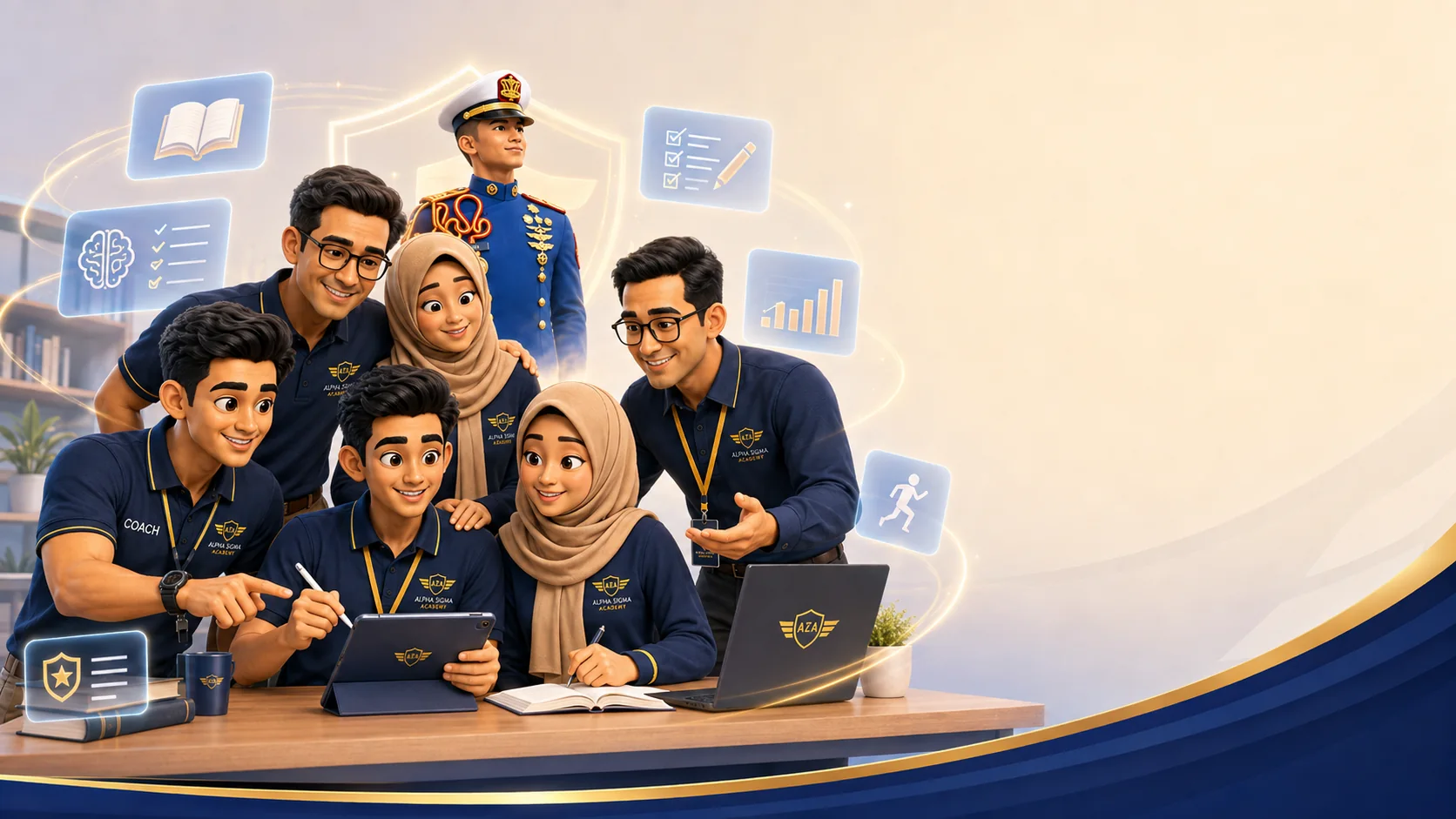 Guru, coach, orang tua, dan siswa dalam ekosistem pendampingan Alpha Sigma Academy